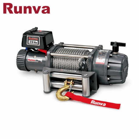 WINCH ELECTRICO EWB 20000lb - 9072kg 12V con mando y cable sintético