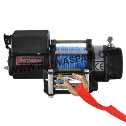 CABRESTANTE EWX4500 - 2041kg, 12v, mando inalámbrico y cable sintético
